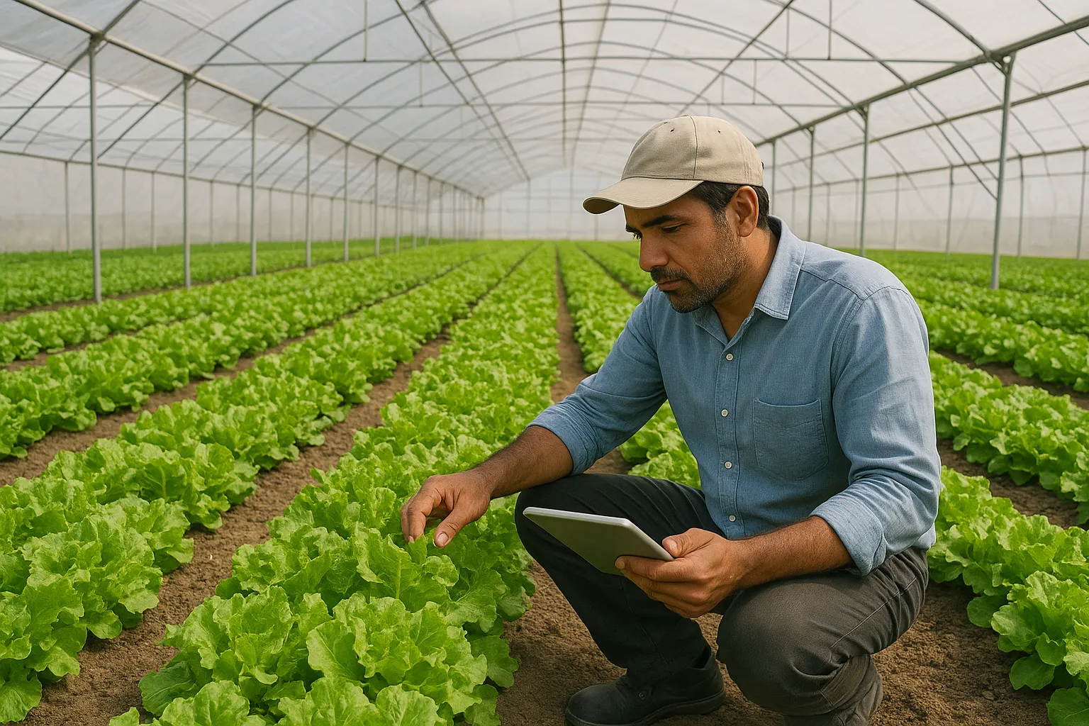 بنر وبلاگی برداشت سبزیجات گلخانه ای تهران گروایت شماره 5