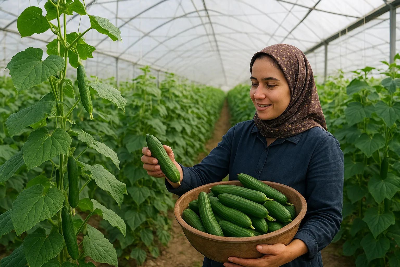 بنر وبلاگی برداشت خیار تهران گروایت شماره 9
