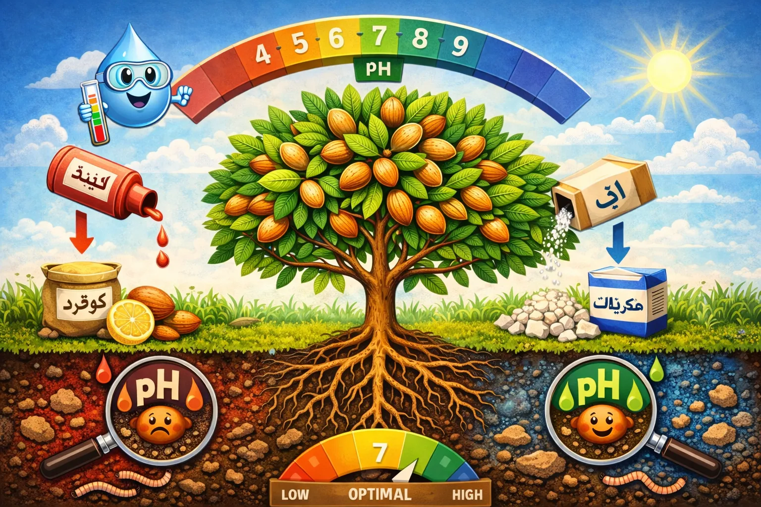 بنر وبلاگی مقدار پی اچ مناسب برای گیاهان رایج در ایران 2