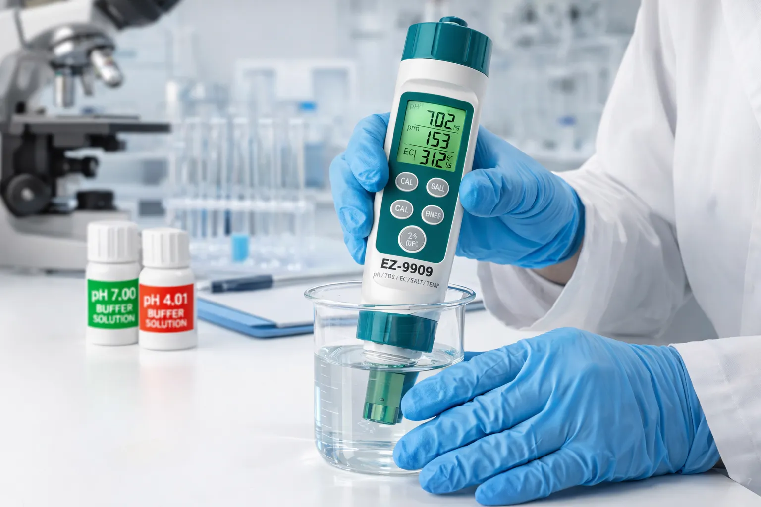 بنر وبلاگی آموزش کامل کالیبره کردن پی اچ متر آب 5