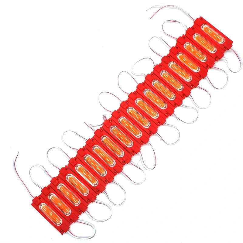 LED COB بلوکی لنز دار 1 وات قرمز بسته 20 عددی