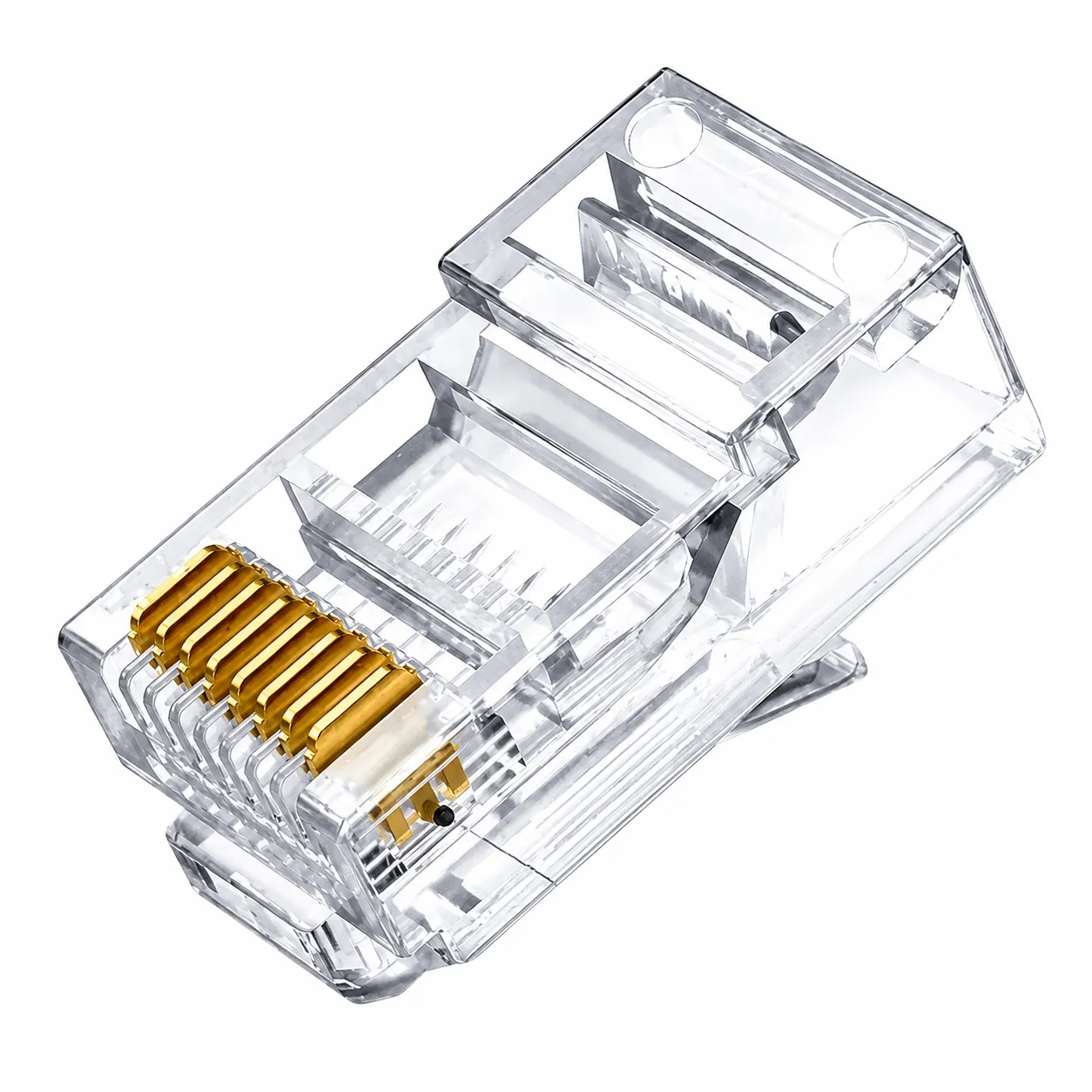 سوکت شبکه CAT6 میان گذر بسته 100 عددی