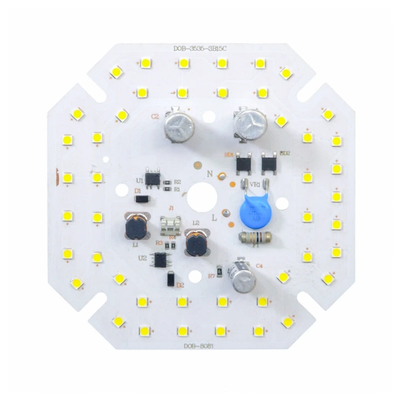 چیپ LED DOB سفید مهتابی 100 وات 220 ولت AC ابعاد 106x106 میلی متر Anti Surge