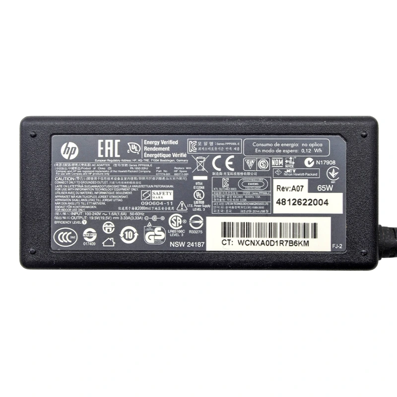 شارژر لپ تاپ 19.5 ولت 3.33 آمپر اچ پی HP