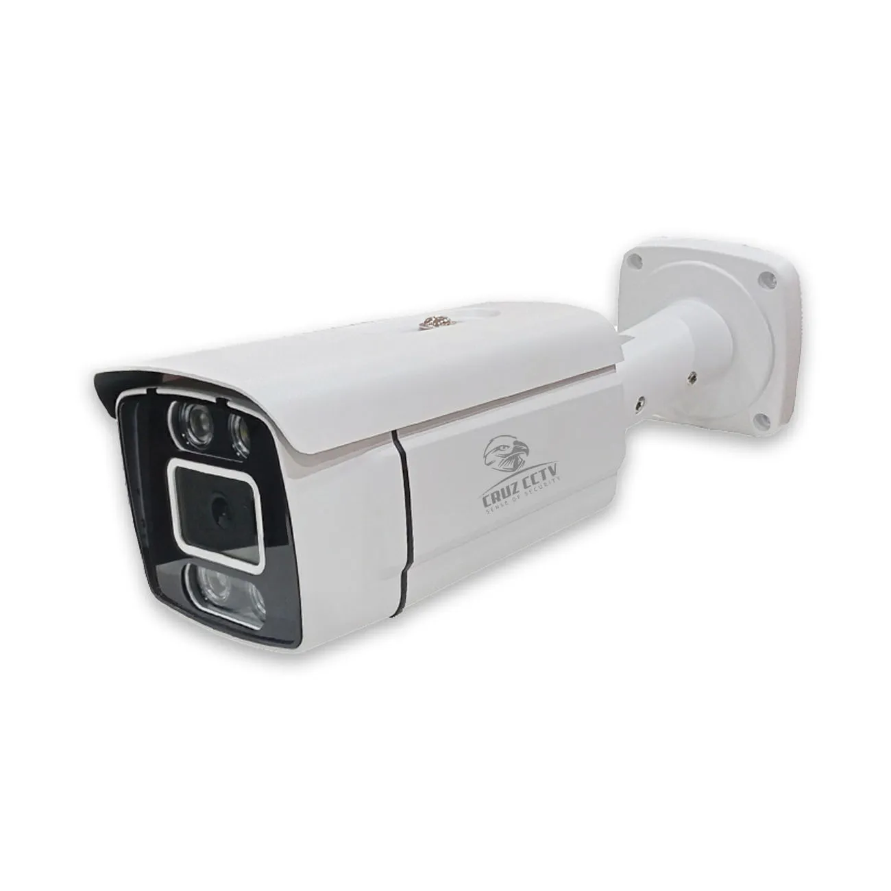 دوربین مداربسته 8 مگاپیکسل IP دید در شب رنگی میکروفون دار مدل CRUZ HA-2482-POE-Mic DARKLIGHT