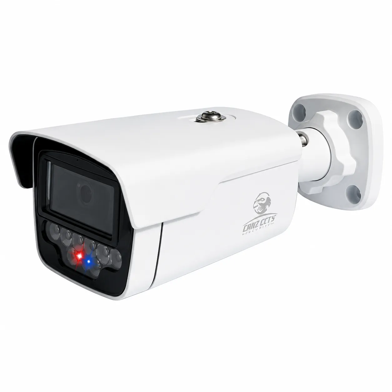 دوربین مداربسته 8 مگاپیکسل IP دید در شب رنگی دارای هوش مصنوعی میکروفون دار مدل CRUZ HA-2484N-POE-Mic DARKLIGHT
