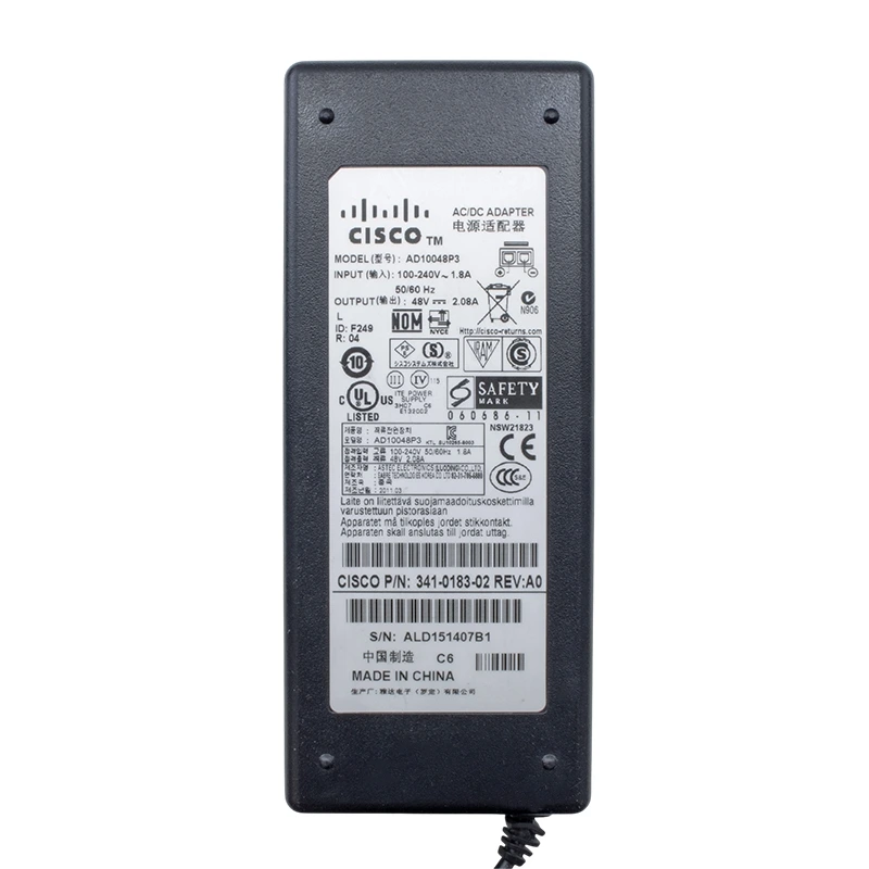 آداپتور لپ تاپی 48 ولت 2.08 آمپر سیسکو CISCO