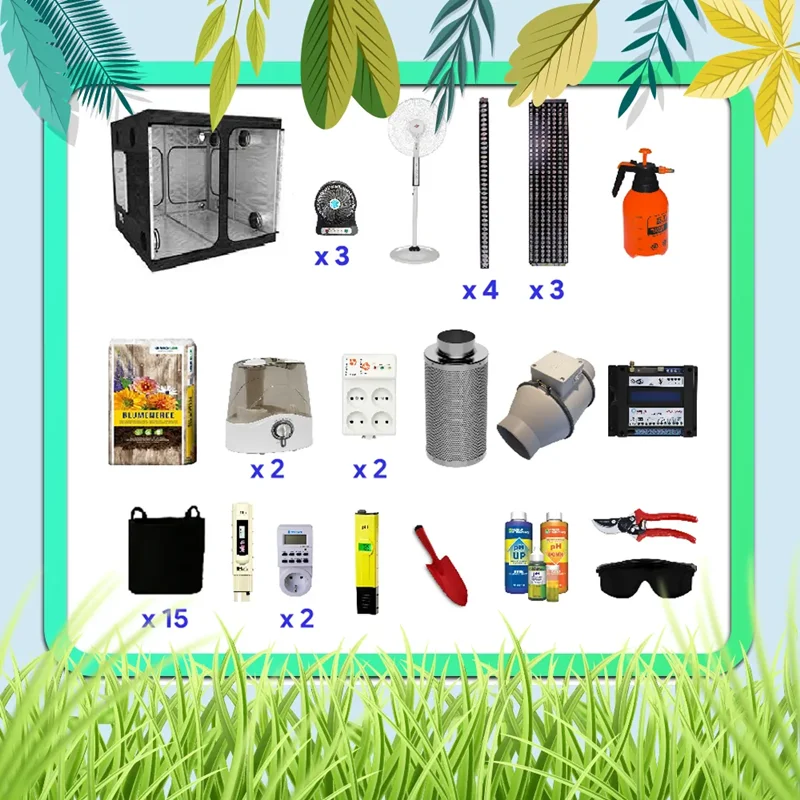 پکیج ویژه کاشت تا برداشت 15 گلدان