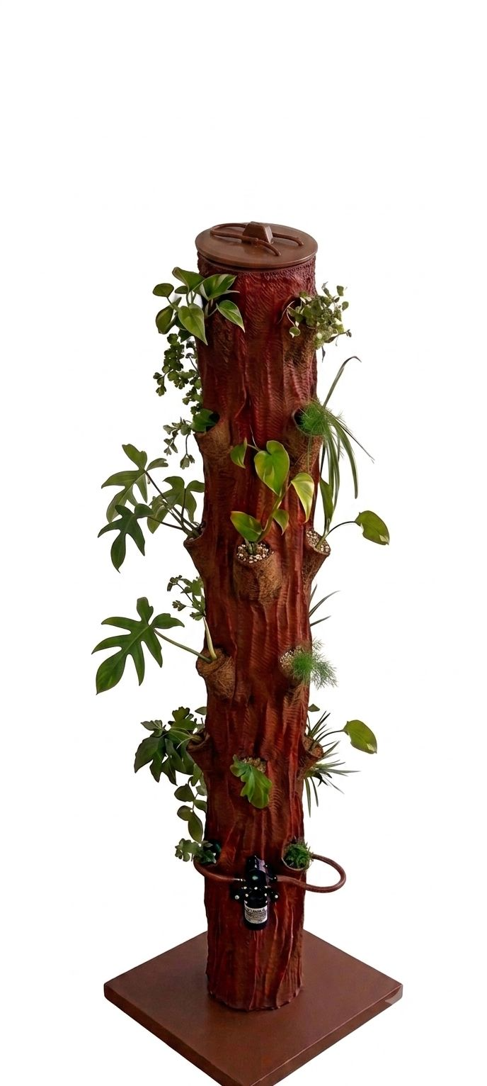 سیستم ایروپونیک استوانه ای درختی (برج ایروپونیک)