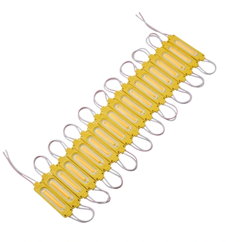 LED COB بلوکی لنز دار 1 وات انبه ای بسته 20 عددی
