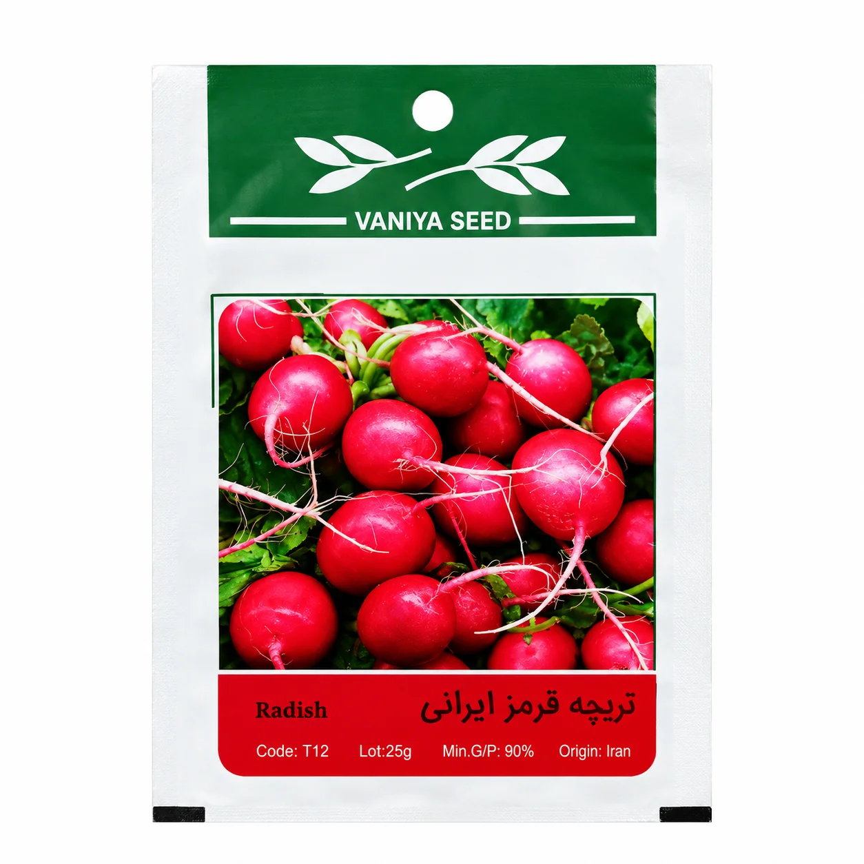 بذر تربچه قرمز ایرانی وانیا