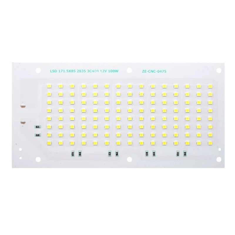 چیپ LED DOB سفید مهتابی 100 وات 12 ولت DC ابعاد 170x85 میلی متر