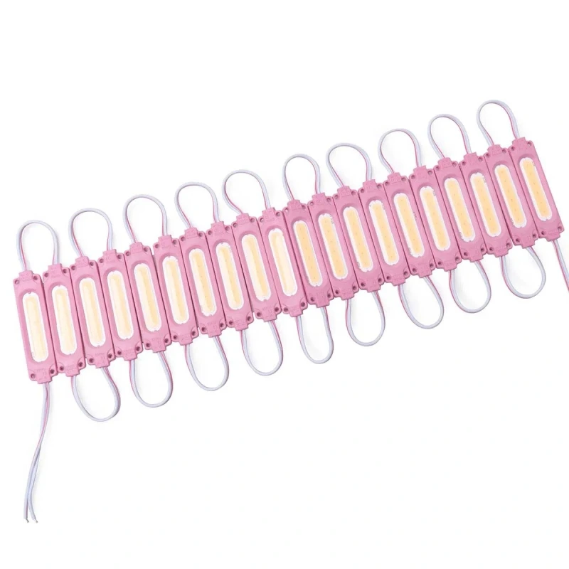 LED COB بلوکی لنز دار 1 وات صورتی بسته 20 عددی