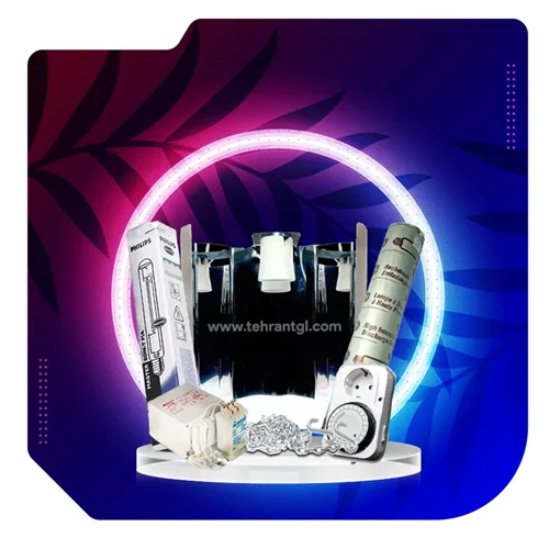 ست لامپ رشد گیاه 1000 وات دوره رشد و دوره گلدهی فیلیپس | Philips 1000w Grow/Bloom Set & Mirror Reflector