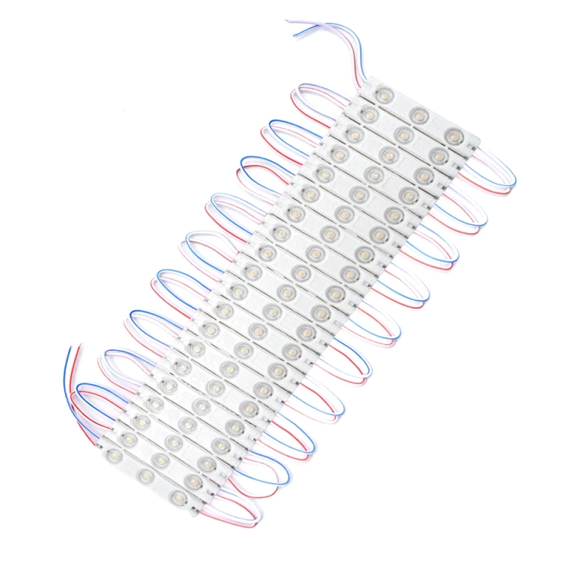 LED بلوکی لنز دار آفتابی 12 ولت DC بسته 20 عددی