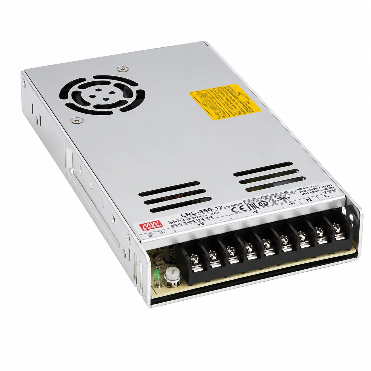 منبع تغذیه سوئیچینگ 348 وات 29 آمپر MEAN WELL مدل LRS-350-12