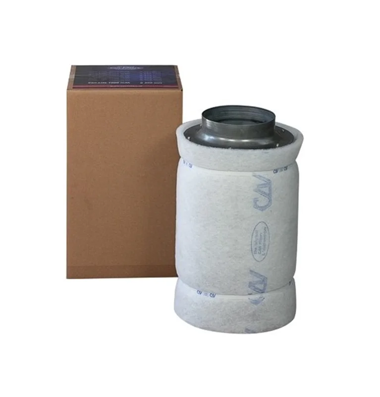 فیلتر کربن 50 سانتی متری قطر 30 کن لایت | CAN-Lite 1100 m3/s Flange 200 mm Carbon Filter