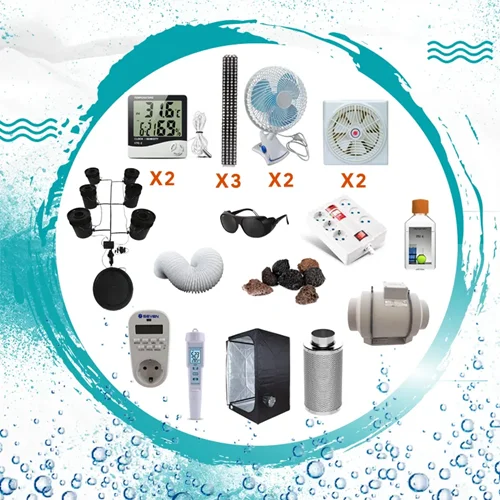پکیج کامل کشت ایروپونیک 6 گلدان