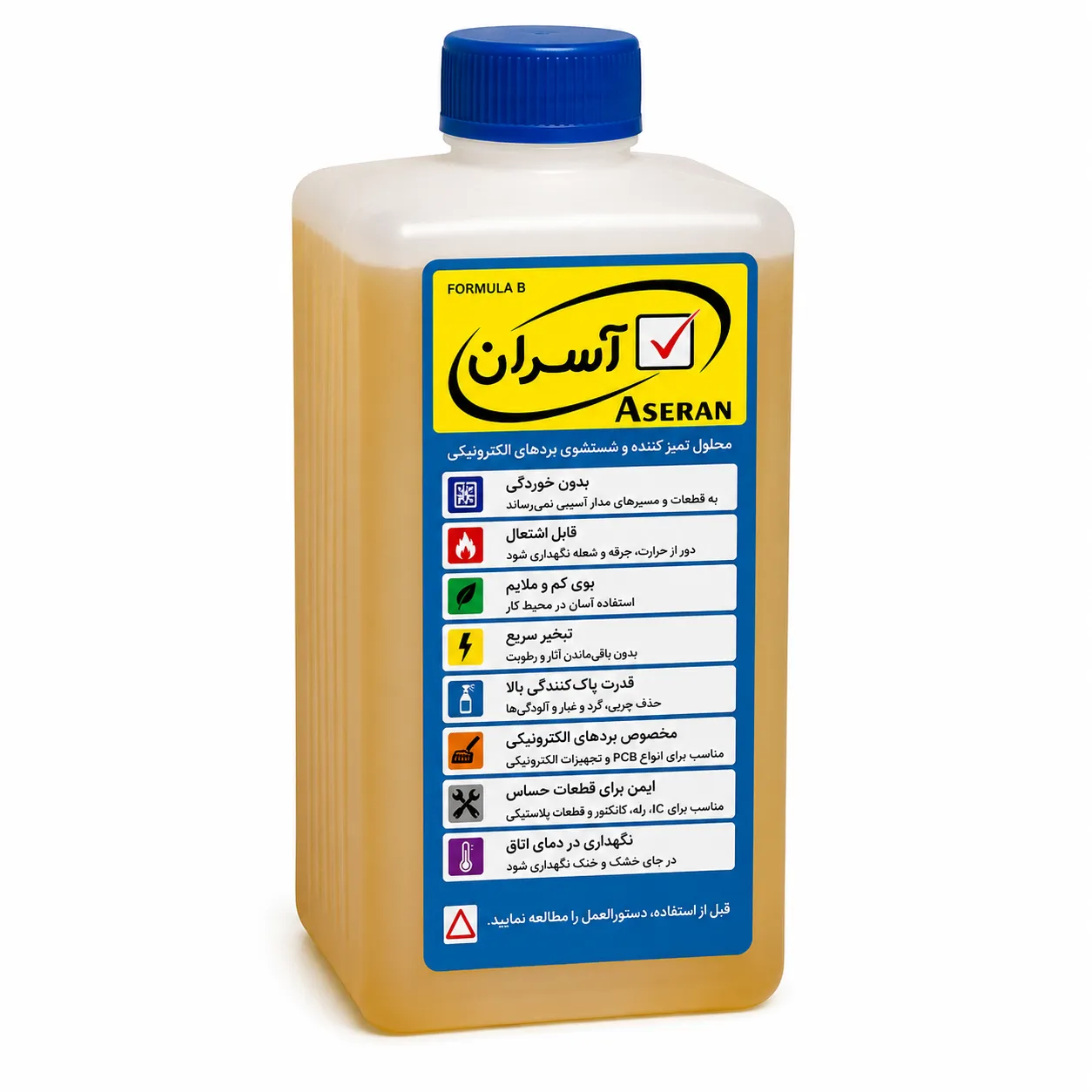 مايع فلاکس درب آبی آسران حجم 1 لیتری