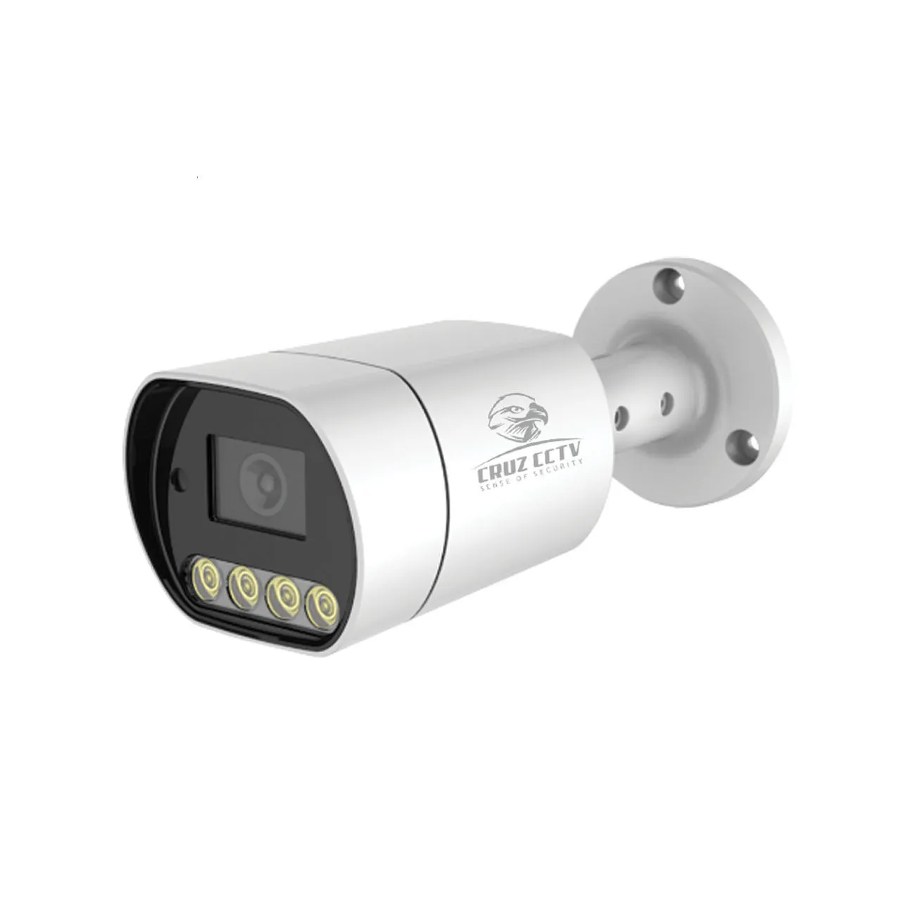 دوربین مداربسته ۲ مگاپیکسل HD دید در شب رنگی میکروفون دار مدل CRUZ HA-1228 W DARKLIGHT
