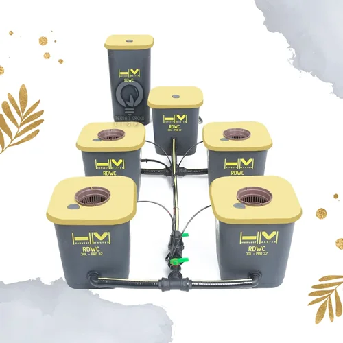 سیستم هیدروپونیک RWDC هاروست مستر پرو 4 سطله 30 لیتری | Harvest Master PRO RDWC 4 Pot 30 Litre