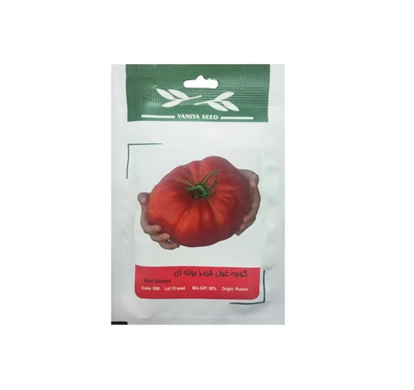 بذر گوجه غول قرمز بوته ای وانیا