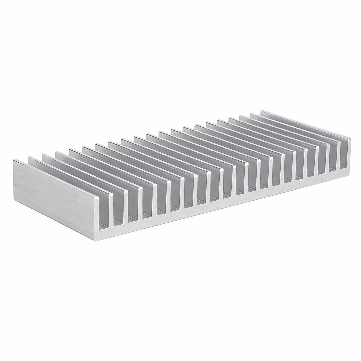 هیت سینک آلومینیومی عرض 13 سانتی متر شانه 1.5 سانتی متر (طول 1 متر)