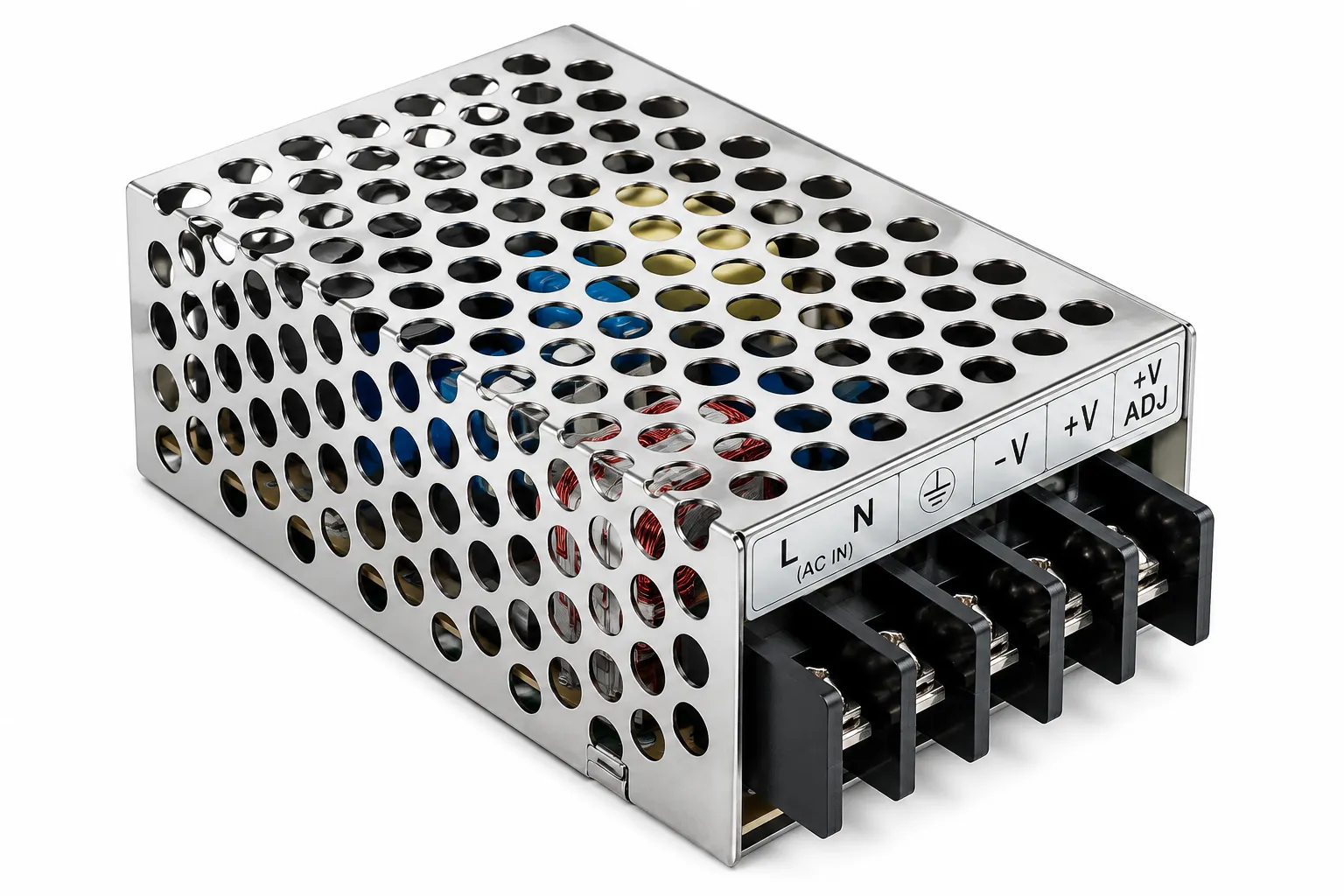 منبع تغذیه سوئیچینگ 25 وات 2.1 آمپر MEAN WELL مدل RS-25-12