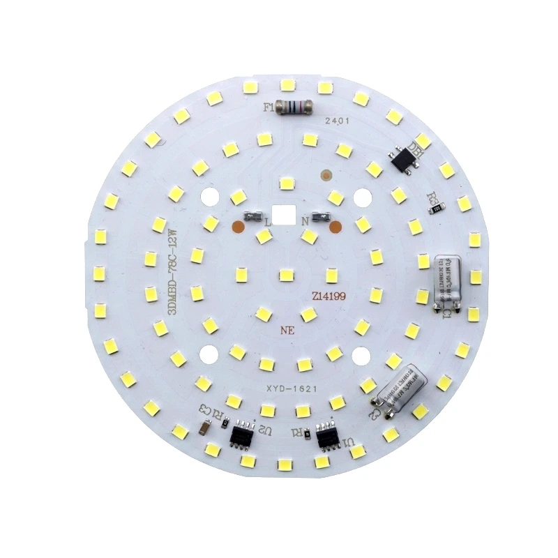 چیپ LED DOB سفید مهتابی 12 وات 220 ولت AC قطر 100 میلی متر Anti Surge