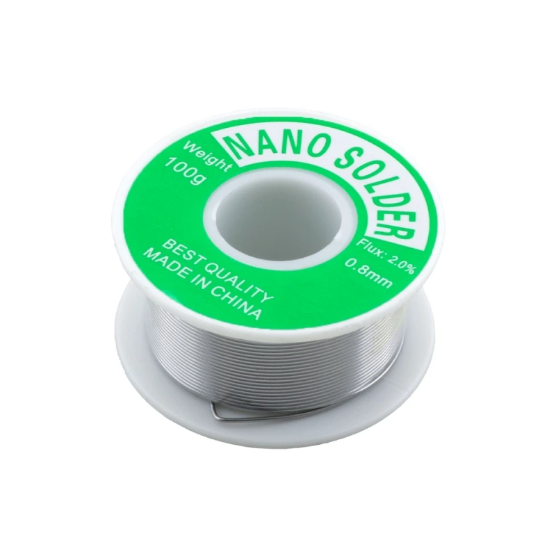 سیم لحیم قطر 0.8 میلی متر NANO SOLDER وزن 100 گرم