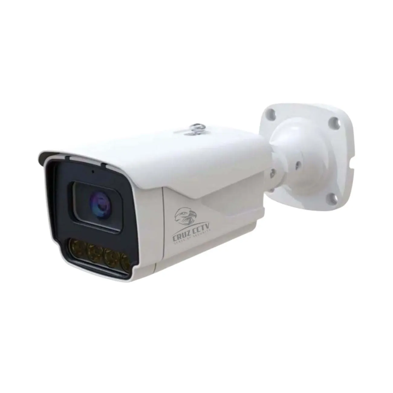 دوربین مداربسته 4 مگاپیکسل IP دید در شب رنگی میکروفون دار مدل CRUZ HA-2448-POE DARKLIGHT