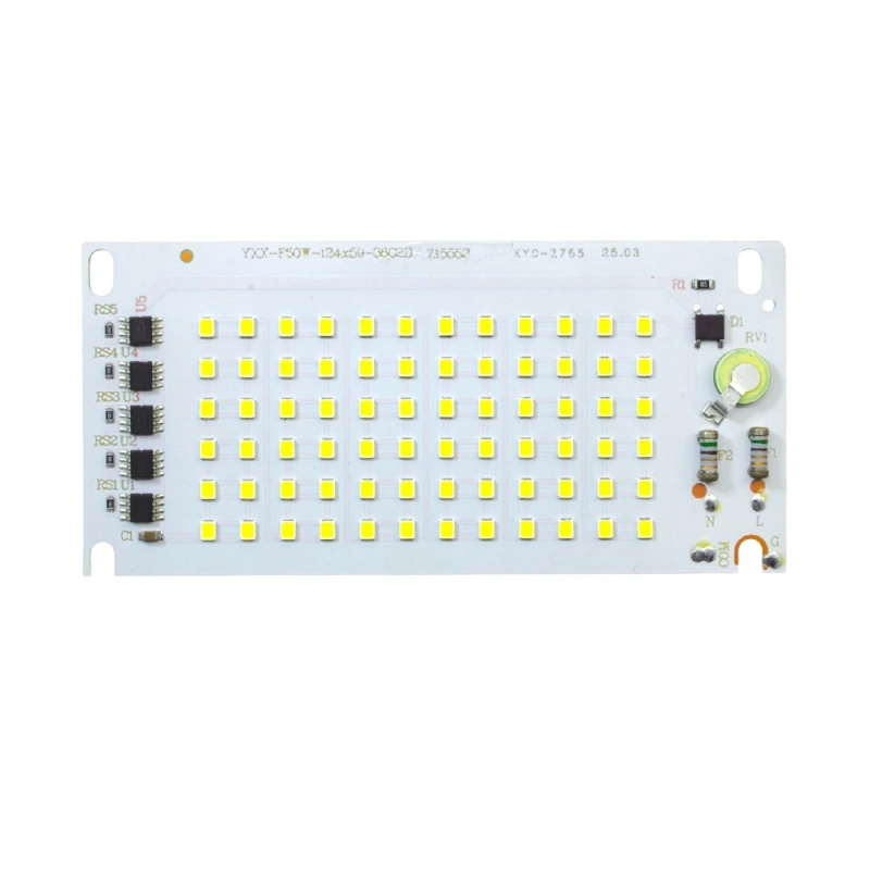 چیپ LED DOB سفید مهتابی 50 وات 220 ولت AC ابعاد 124x59 میلی متر Anti Surge