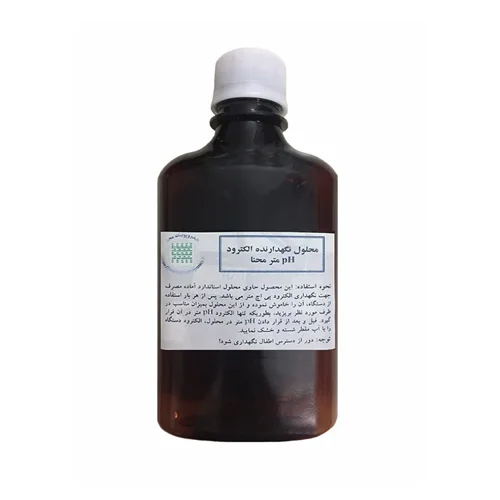 محلول نگهدارنده الکترود پی اچ متر محنا حجم 250 میلی لیتر مدل K250