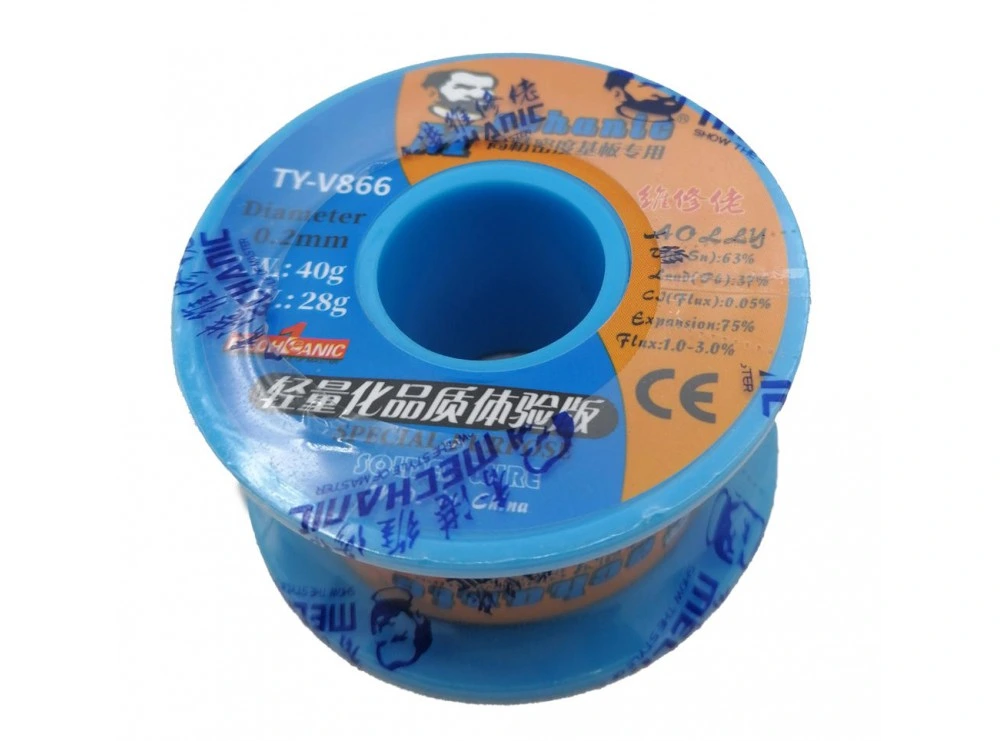 سیم لحیم قطر 0.2 میلی متر Mechanic وزن 40 گرم