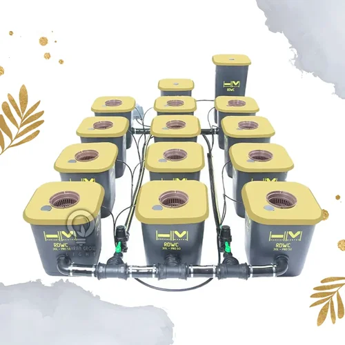 سیستم هیدروپونیک RWDC هاروست مستر پرو 10 سطله 30 لیتری | Harvest Master PRO RDWC 10 Pot 30 Litre