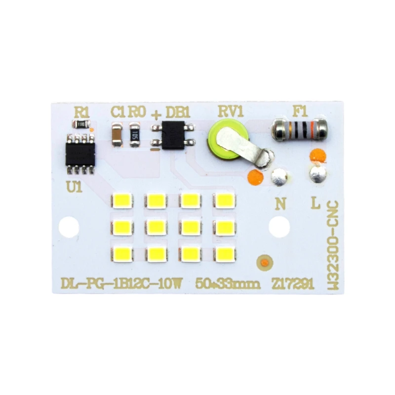 چیپ LED DOB سفید مهتابی 10 وات 220 ولت AC ابعاد 50x33 میلی متر Anti Surge