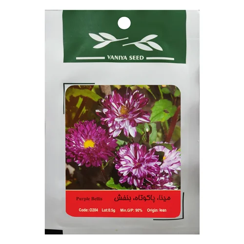 بذر گل مینا پاکوتاه بنفش وانیا