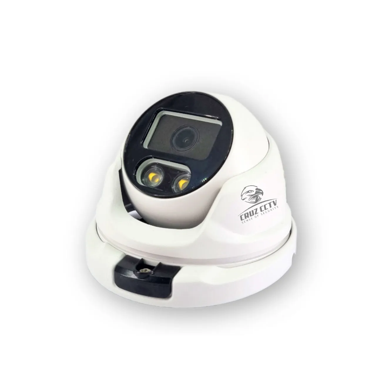 دوربین مداربسته سقفی 8 مگاپیکسل IP دید در شب رنگی میکروفون دار مدل CRUZ HA-2483-POE DARKLIGHT