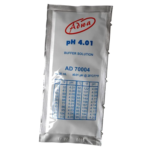محلول استاندارد بافر پی اچ 4 آدوا حجم 20 میلی لیتر مدل AD7004P