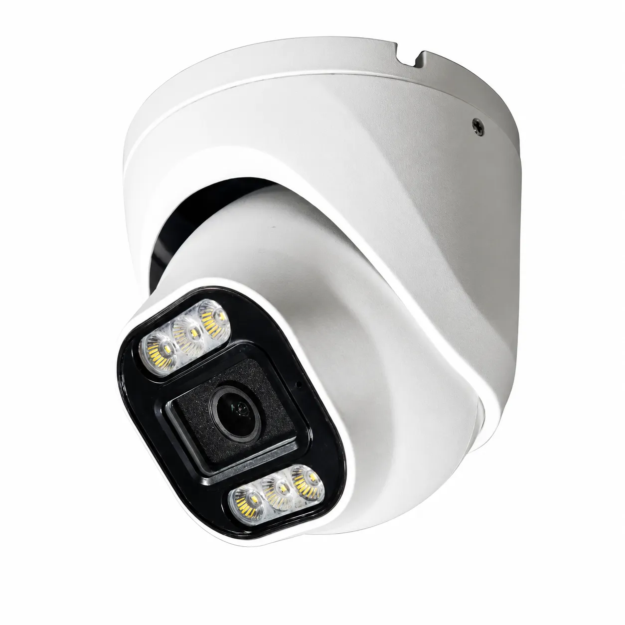 دوربین مداربسته سقفی 5 مگاپیکسل IP دید در شب رنگی میکروفون دار مدل CRUZ-HA-2453N-POE-Mic DARKLIGHT