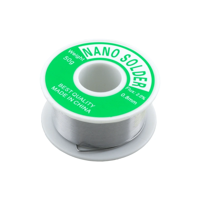 سیم لحیم قطر 0.8 میلی متر NANO SOLDER وزن 50 گرم