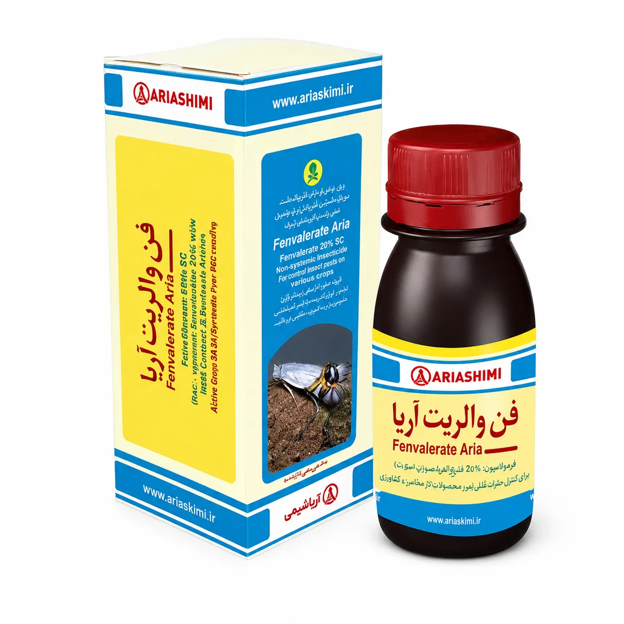حشره کش فن والریت آریاشیمی حجم 60 سی سی
