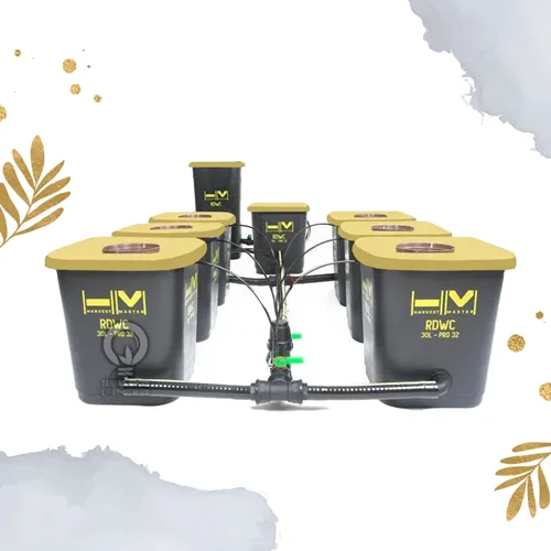 سیستم هیدروپونیک RWDC هاروست مستر 6 سطله 30 لیتری | Harvest Master RDWC 6 Pot 30 Litre