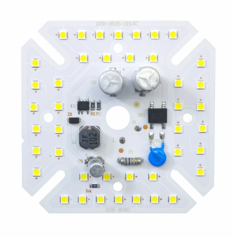 چیپ LED DOB سفید مهتابی 80 وات 220 ولت AC ابعاد 84.5x84 میلی متر Anti Surge